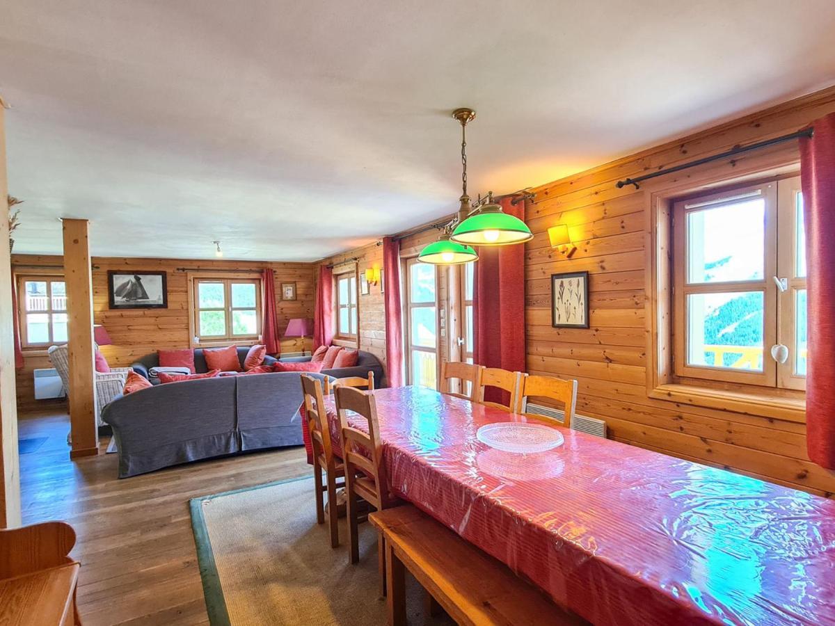 Chalet Spacieux A Flaine Avec Sauna, Cheminee Et Balcon - 6 Chambres, Proche Des Pistes - Fr-1-425-4 Kültér fotó